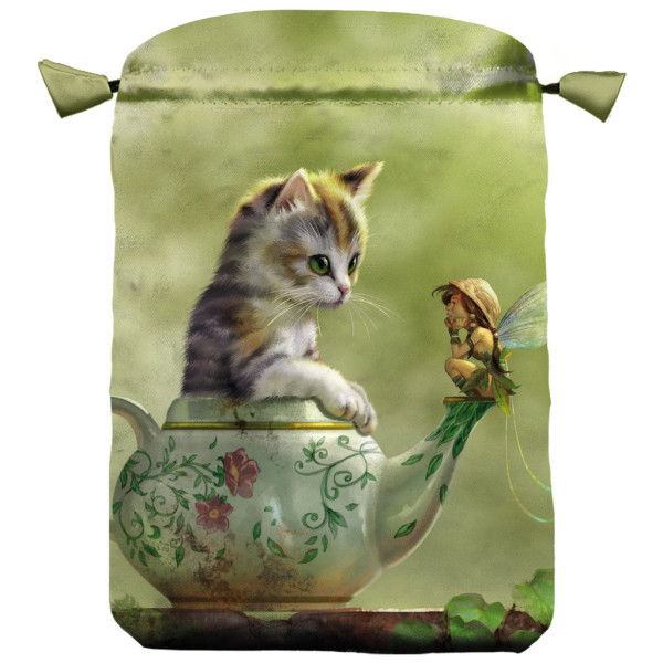 Мешочек для карт Таро Fantasy Cats (Фэнтези Кот)