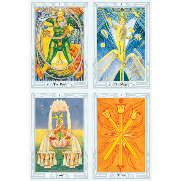 Crowley Thoth large deck Таро Тота Алистера Кроули