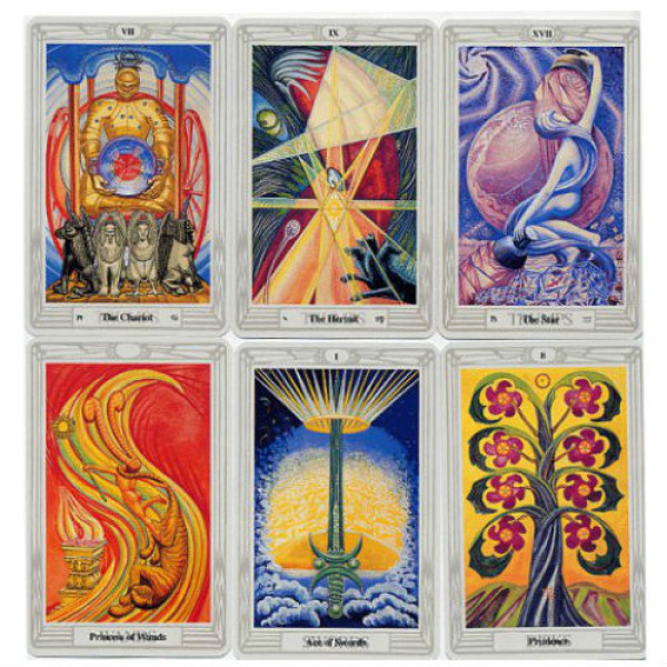 Crowley Thoth large deck Таро Тота Алистера Кроули