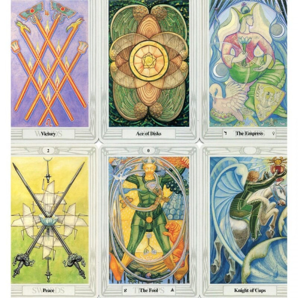 Crowley Thoth large deck Таро Тота Алистера Кроули