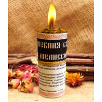 Свічка воскова з мелісою