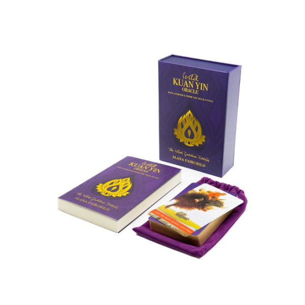 Дикий оракул Гуань Инь с книгой и мешочком | Wild kuan Yin oracle Blue Angel
