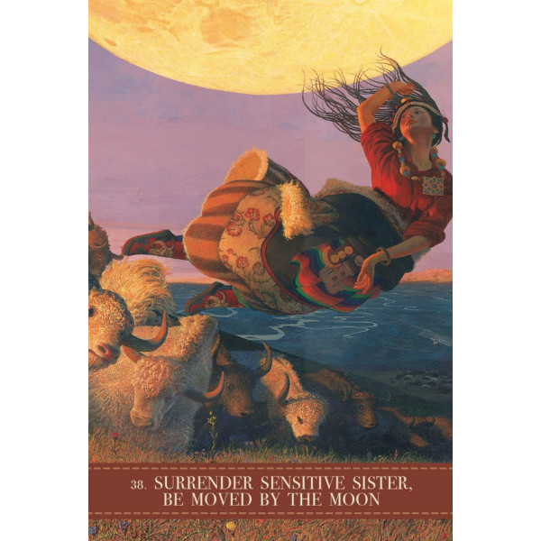 Дикий оракул Гуань Инь с книгой и мешочком | Wild kuan Yin oracle Blue Angel
