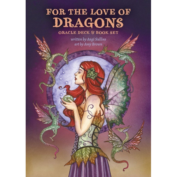 For the Love of Dragons: Oracle Deck & Book Set - Во имя любви к драконам Оракул