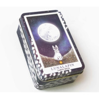 Карты Таро Лунного Кролика в металлической коробке | Lunalapin Tarot in a metal box