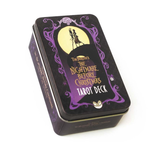 Карты Таро Кошмар перед Рождеством в металлической коробке | The Nightmare before Christmas Tarot in a metal box