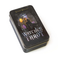 Карты Таро Ведьм в металлической коробке | Witches Tarot in a metal box
