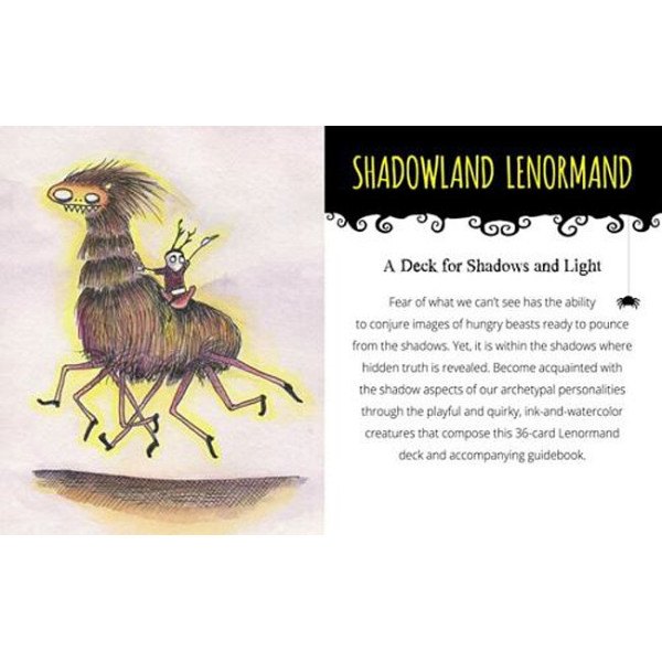 Оракул Ленорман Страна Теней - Shadowland Lenormand Cards. Schiffer Publishing