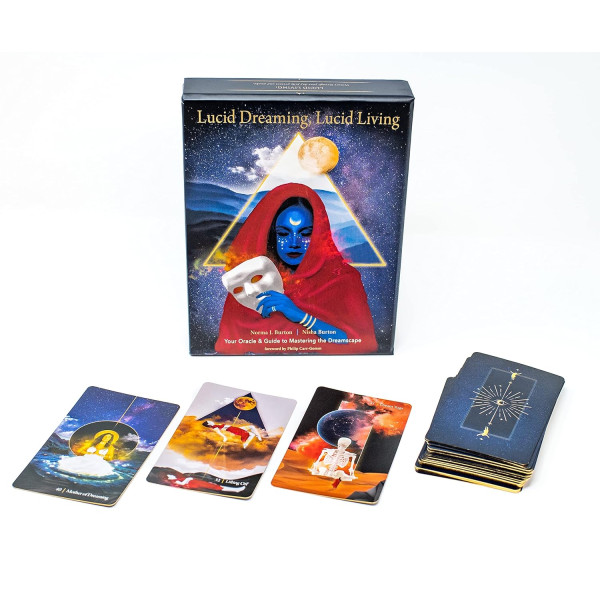 Карты Оракула Lucid Dreaming, Lucid Living: Your Oracle and Guide to Mastering the Dreamscape - Осознанное сновидение, осознанная жизнь: ваш оракул и руководство по освоению мира снов. Weiser Books