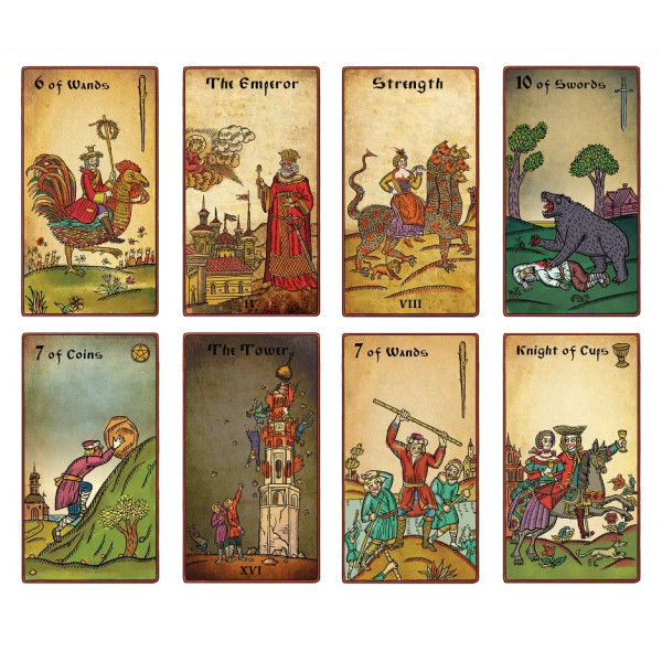 Авторское таро Лубок от Евгения Виницкого | Lubok Tarot by Evgeny Vinitsky