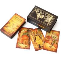 Карты Таро Уэйта безрамочное Gold Foil