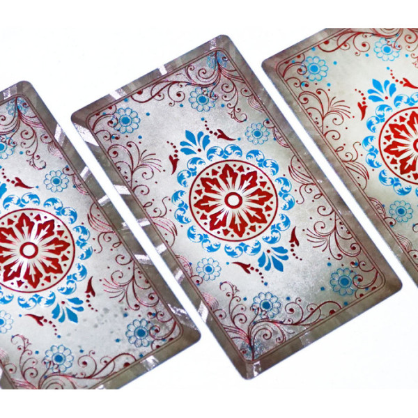 Карты Таро Уэйта Waite's Tarot Cards золото на бежевом