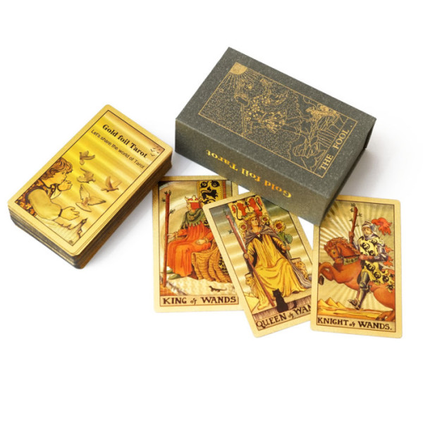 Карты Таро Уэйта Waite's Tarot Cards золотое рамочное Gold Foil