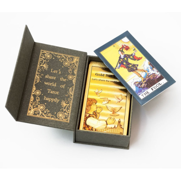 Карты Таро Уэйта Waite's Tarot Cards золотое рамочное Gold Foil