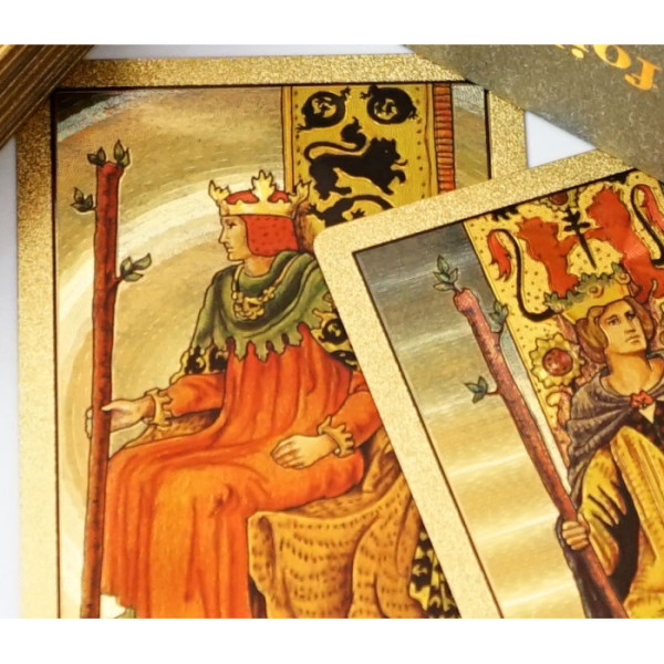 Карты Таро Уэйта Waite's Tarot Cards золотое рамочное Gold Foil