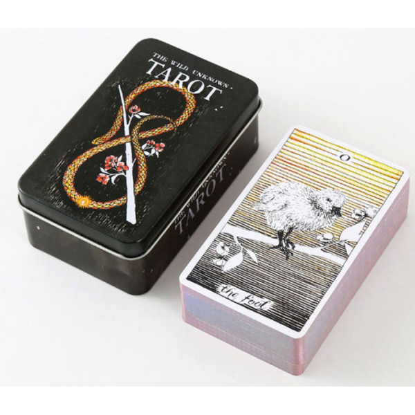 Карты Таро Дикое Неизвестное в металлической коробке | The Wild Unknown Tarot in a metal box