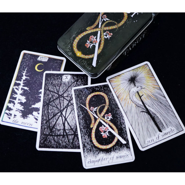 Карты Таро Дикое Неизвестное в металлической коробке | The Wild Unknown Tarot in a metal box