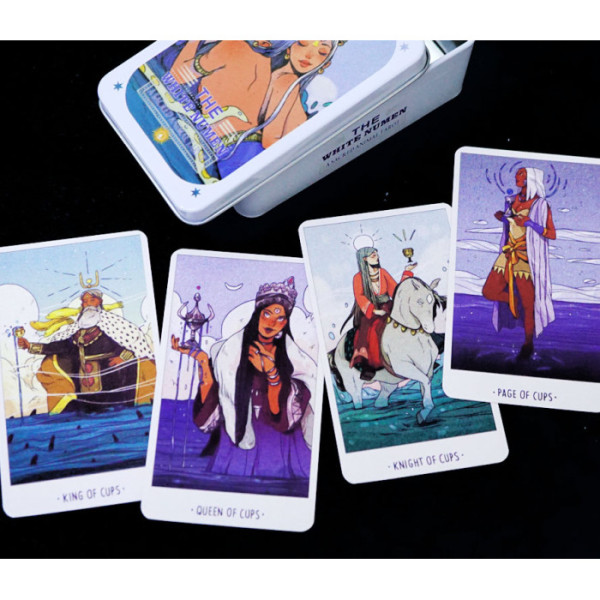 Карты Таро Белого Божества в металлической коробке | White Numen Tarot in a metal box
