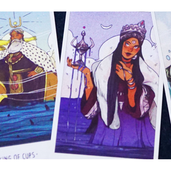 Карты Таро Белого Божества в металлической коробке | White Numen Tarot in a metal box