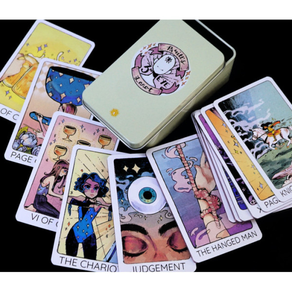 Карты Таро Бритта Третий глаз в металлической коробке | Third Eye Tarot in a metal box