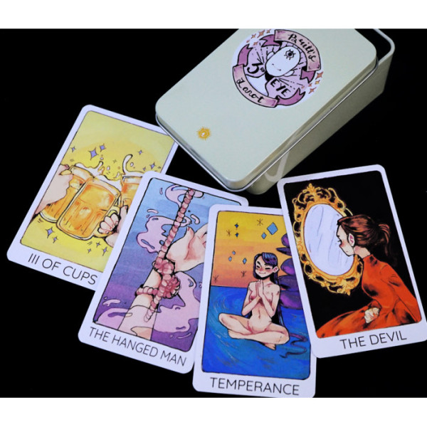 Карты Таро Бритта Третий глаз в металлической коробке | Third Eye Tarot in a metal box