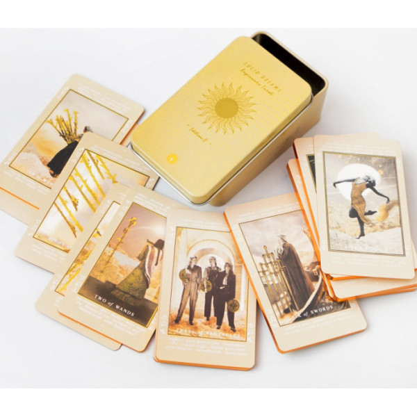 Карти Таро Свідомі сни в металевій коробці | Lucid Dreams Tarot Cards in a Metal Box