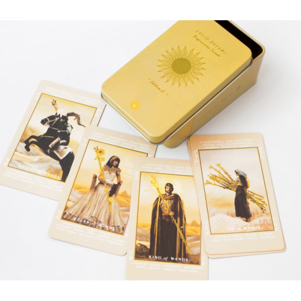 Карти Таро Свідомі сни в металевій коробці | Lucid Dreams Tarot Cards in a Metal Box