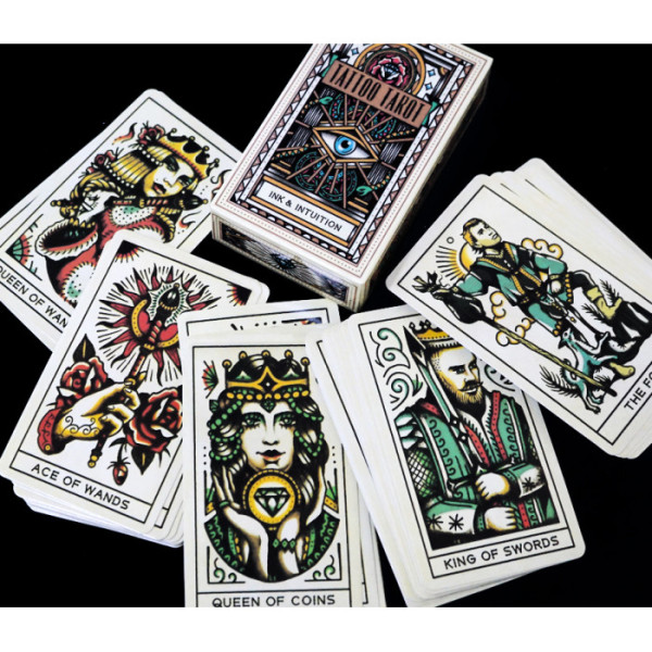 Карты Таро Тату Чернила и Интуиция (Tattoo tarot ink & intuition) od-30562
