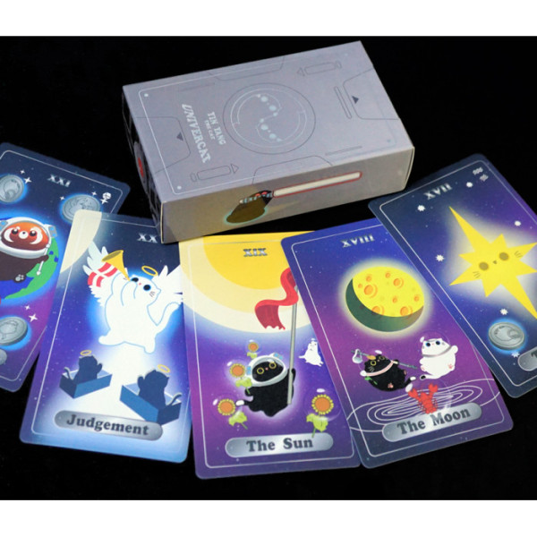 Карты Таро Ин Ян Кот Универкот (Yin Yang Cat Univercat Tarot) od-30698