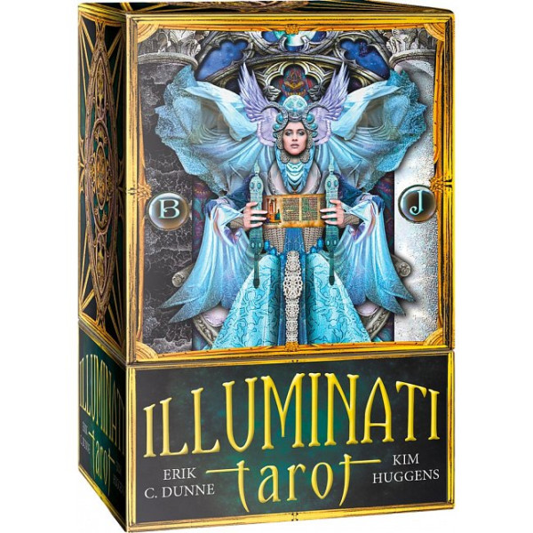 Карти Таро Ілюмінатів Безрамкове- Premium Illuminati Tarot. Lo Scarabeo