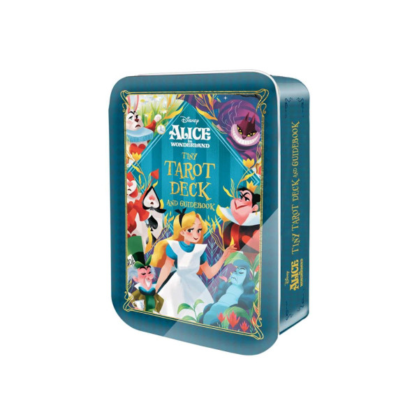 Карты Таро мини Алиса в Стране Чудес (в железной коробке) - Alice in Wonderland Tiny Tarot Deck. Insight Editions