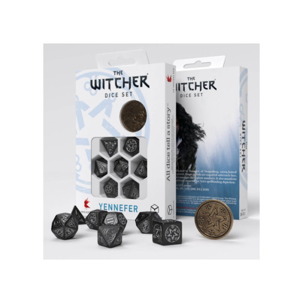 Кубики The Witcher Dice Set. Yennefer. Q WORKSHOP