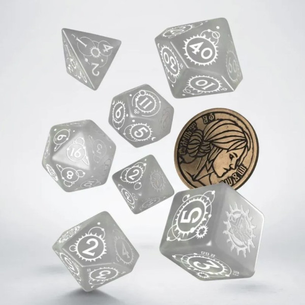 Кубики The Witcher Dice Set. Ciri - The Lady of Space and Time. Q WORKSHOP
