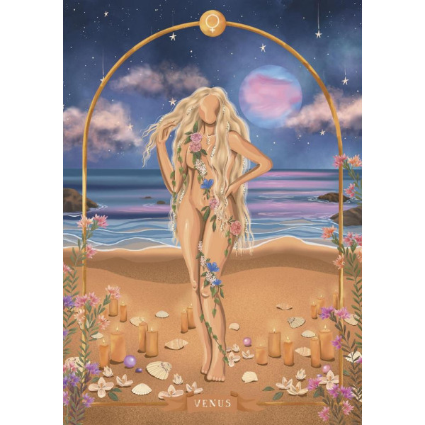 Карты Астрологический оракул Богинь - Goddess Astrology Oracle Cards Lo Scarabeo 40 карт