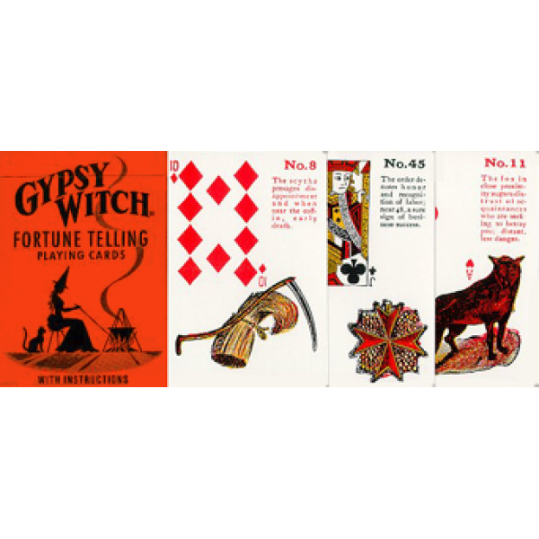 Оракул цыганской ведьмы Gypsy Witch Fortune Telling Playing Cards Оригинал