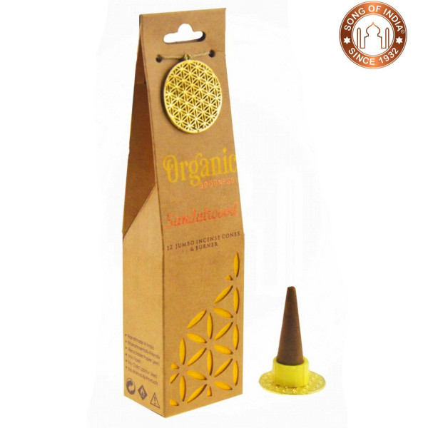 Ароматичні конуси Сандал Organic Goodness Sandalwood