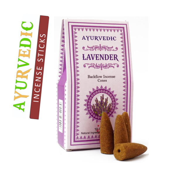 Ароматические конусы Лаванда Ayurvedic BACK FLOW Lavender