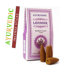 Ароматичні конуси Ayurvedic для підставок BACK FLOW Лаванда