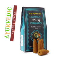 Ароматичні конуси Опіум Ayurvedic BACK FLOW Opium