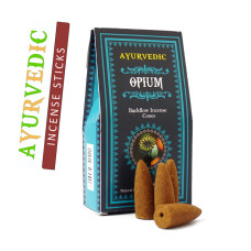 Ароматичні конуси Ayurvedic для підставок BACK FLOW Опіум