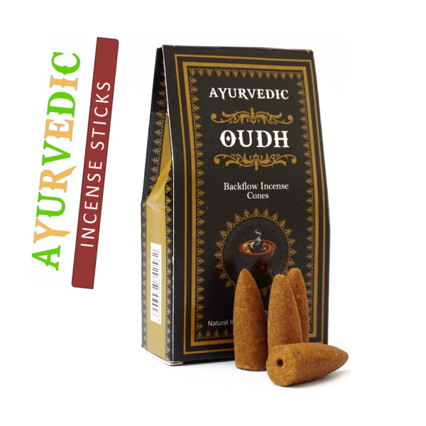 Ароматичні конуси Уд Ayurvedic BACK FLOW Oudh