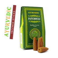 Ароматичні конуси Пачулі Ayurvedic BACK FLOW Patchouli