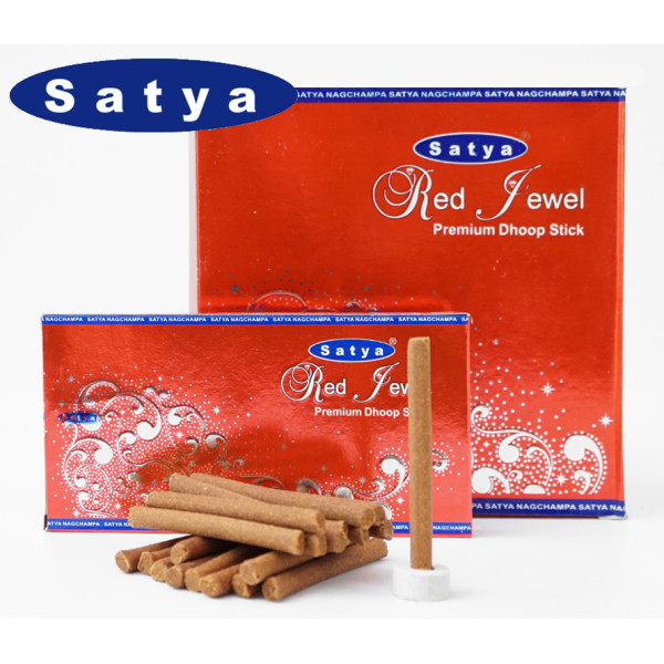 Ароматические палочки Красная драгоценность Satya Red Jewel DHOOP