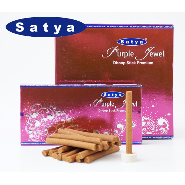 Ароматические палочки Фиолетовая драгоценность Satya Purple Jewel DHOOP