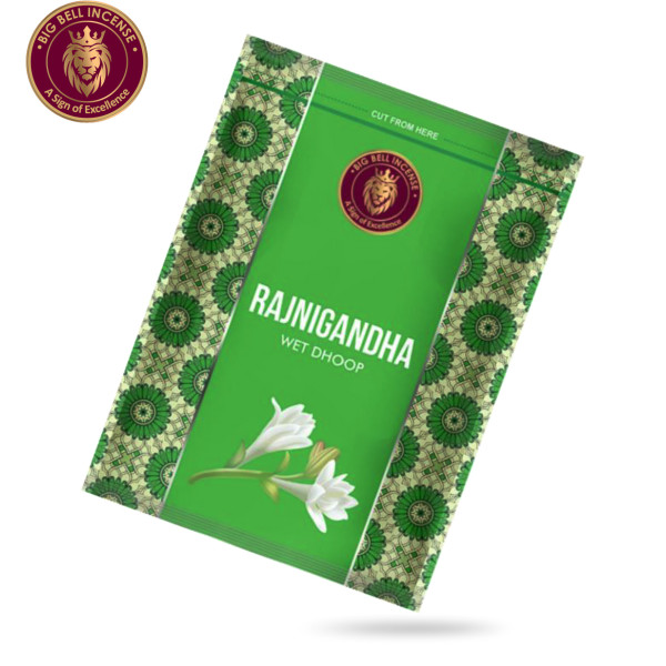 Ароматичні палички Тубероза BIG BELL Wet Dhoop Rajnigandha