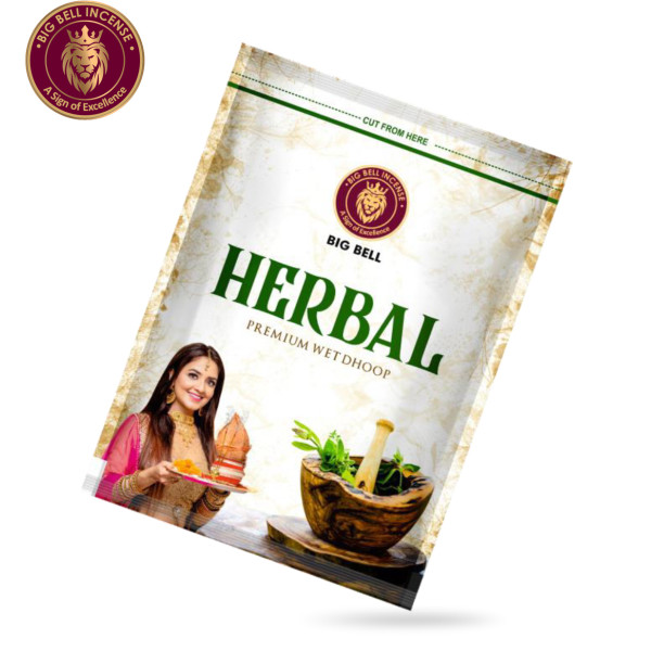 Ароматические палочки Травяной аромат BIG BELL Wet Dhoop Herbal