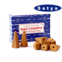 Ароматичні конуси Наг Чампа Satya Back Flow cones NAG CHAMPA