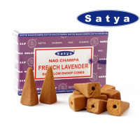 Ароматические конусы Французская лаванда Satya Back Flow cones FRENCH LAVENDER