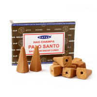 Ароматические конусы Пало Санто Satya Back Flow cones PALO SANTO