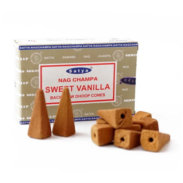 Satya Back Flow cones SWEET VANILLA Сладкая ваниль